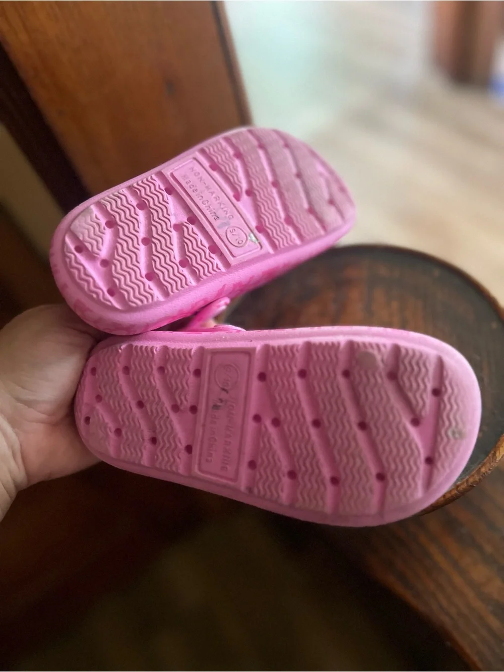 Hello Kitty Pink Girls Slide Sandals with Character Applique